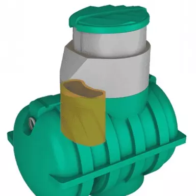 Септик Росток Дачный с насосным отсеком купить в Рыбинске с установкой под ключ по цене производителя